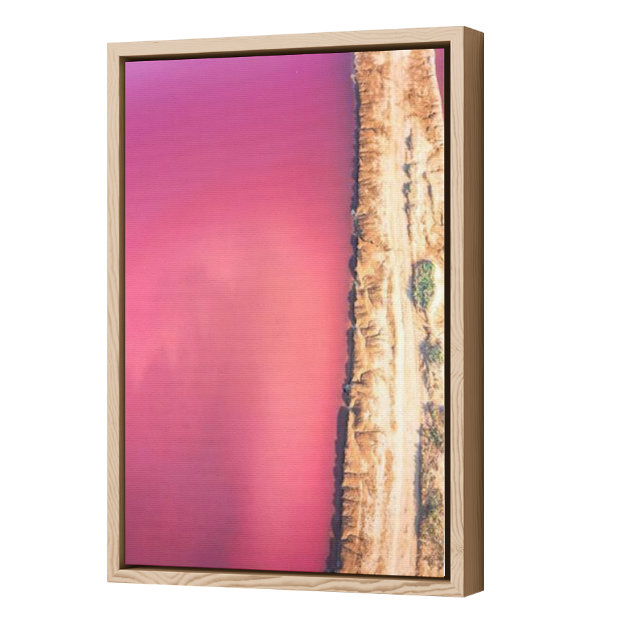 Thumbnail for Canvas - Wood Grain Floating Frame