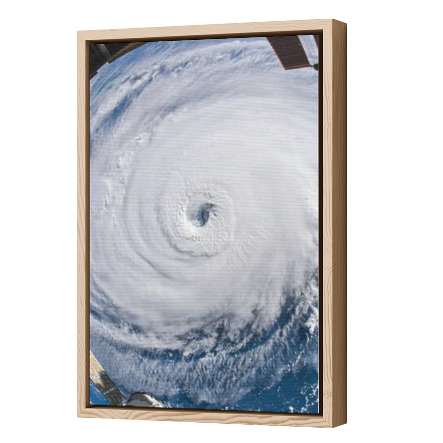 Thumbnail for Canvas - Wood Grain Floating Frame