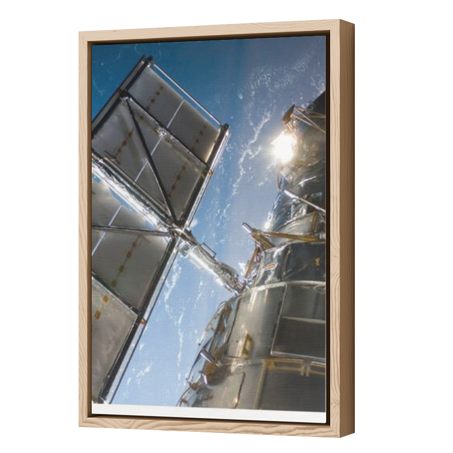Thumbnail for Canvas - Wood Grain Floating Frame