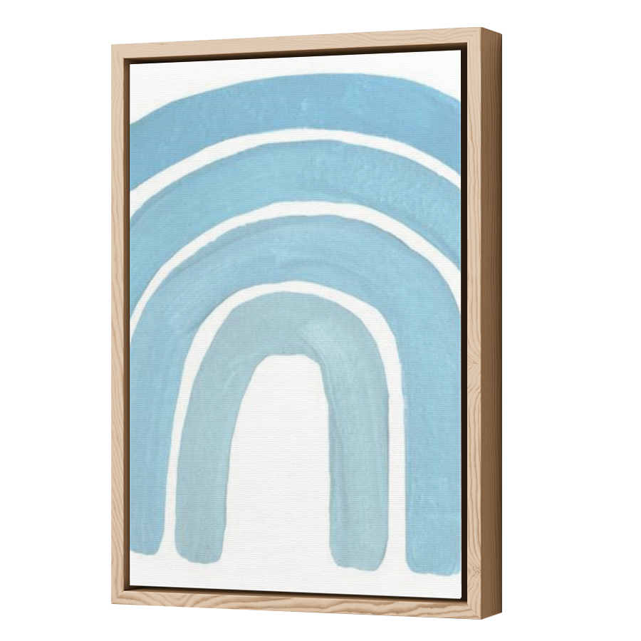 Thumbnail for Canvas - Wood Grain Floating Frame