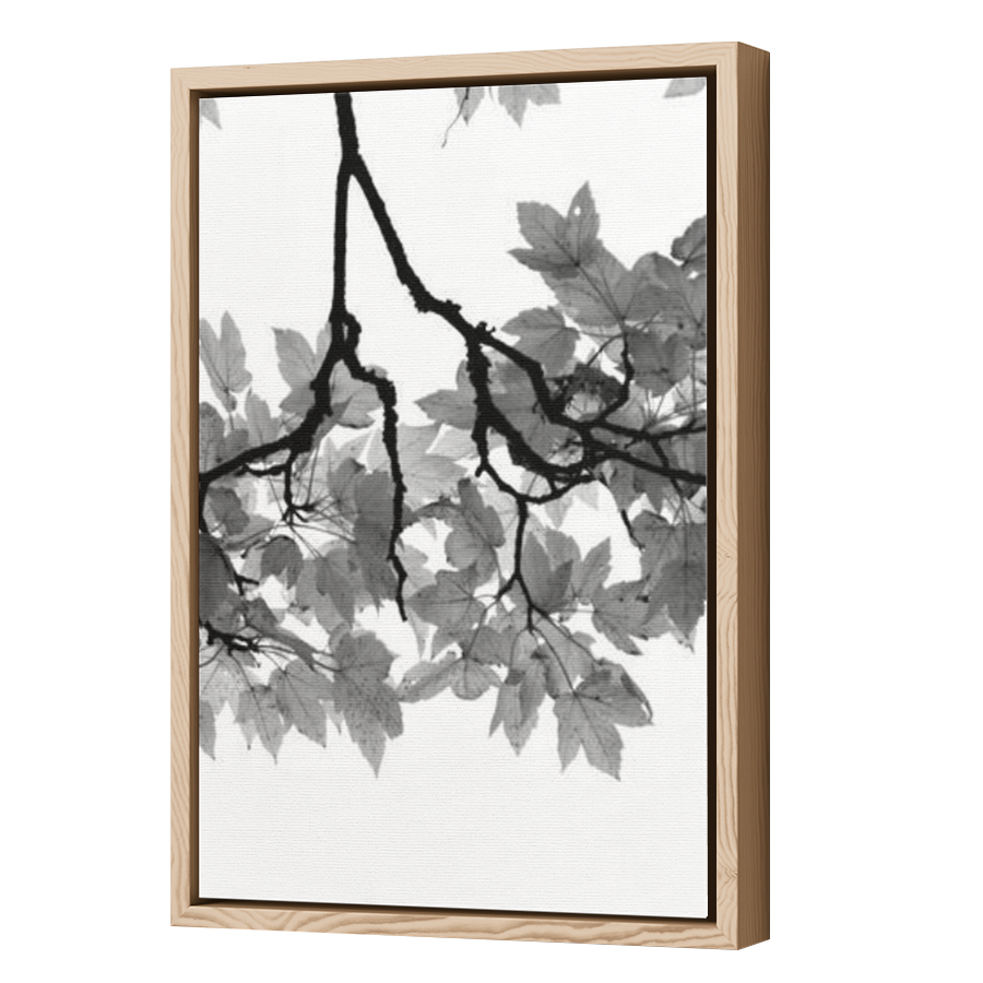 Thumbnail for Canvas - Wood Grain Floating Frame