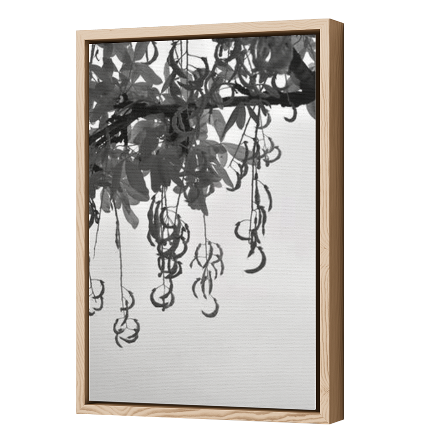 Thumbnail for Canvas - Wood Grain Floating Frame