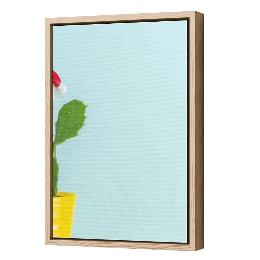 Thumbnail for Canvas - Wood Grain Floating Frame