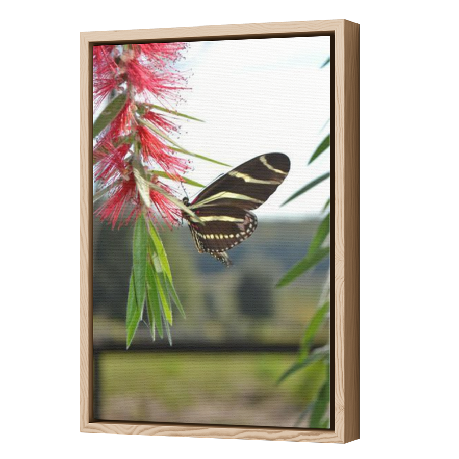 Thumbnail for Canvas - Wood Grain Floating Frame