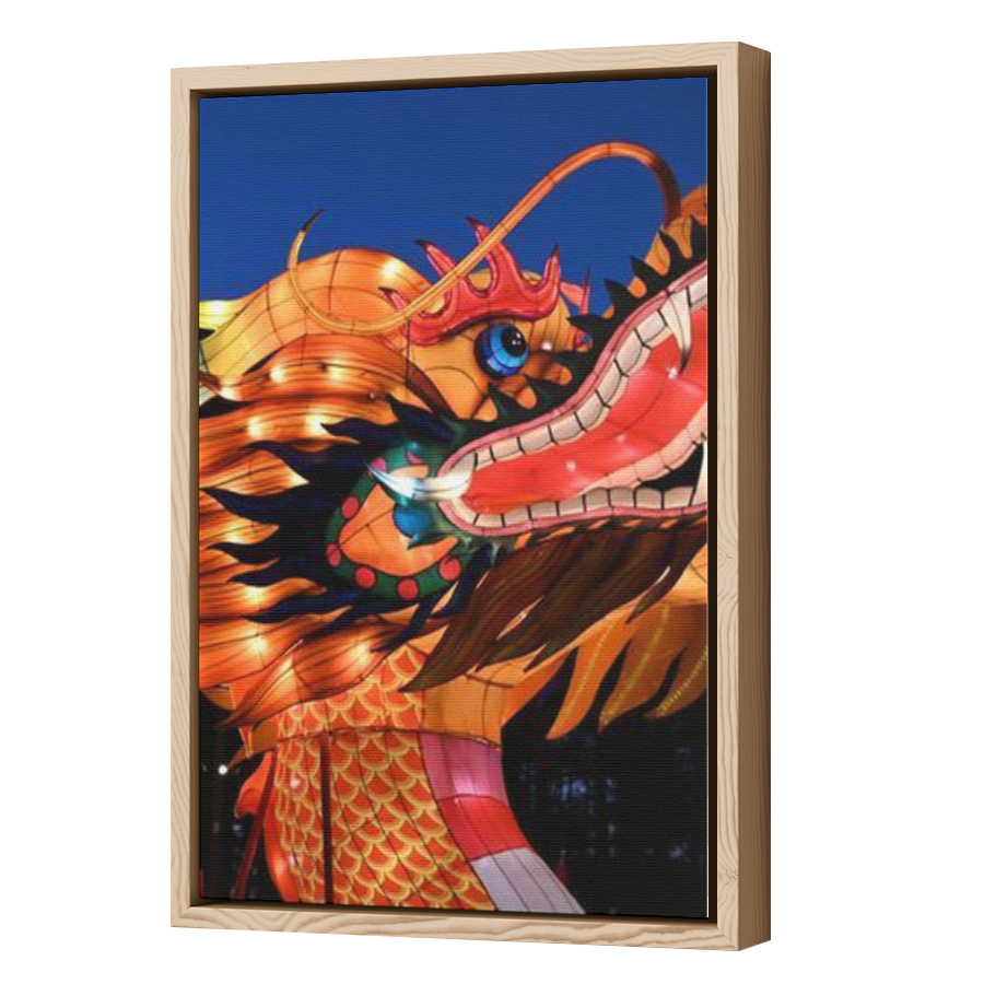 Thumbnail for Canvas - Wood Grain Floating Frame