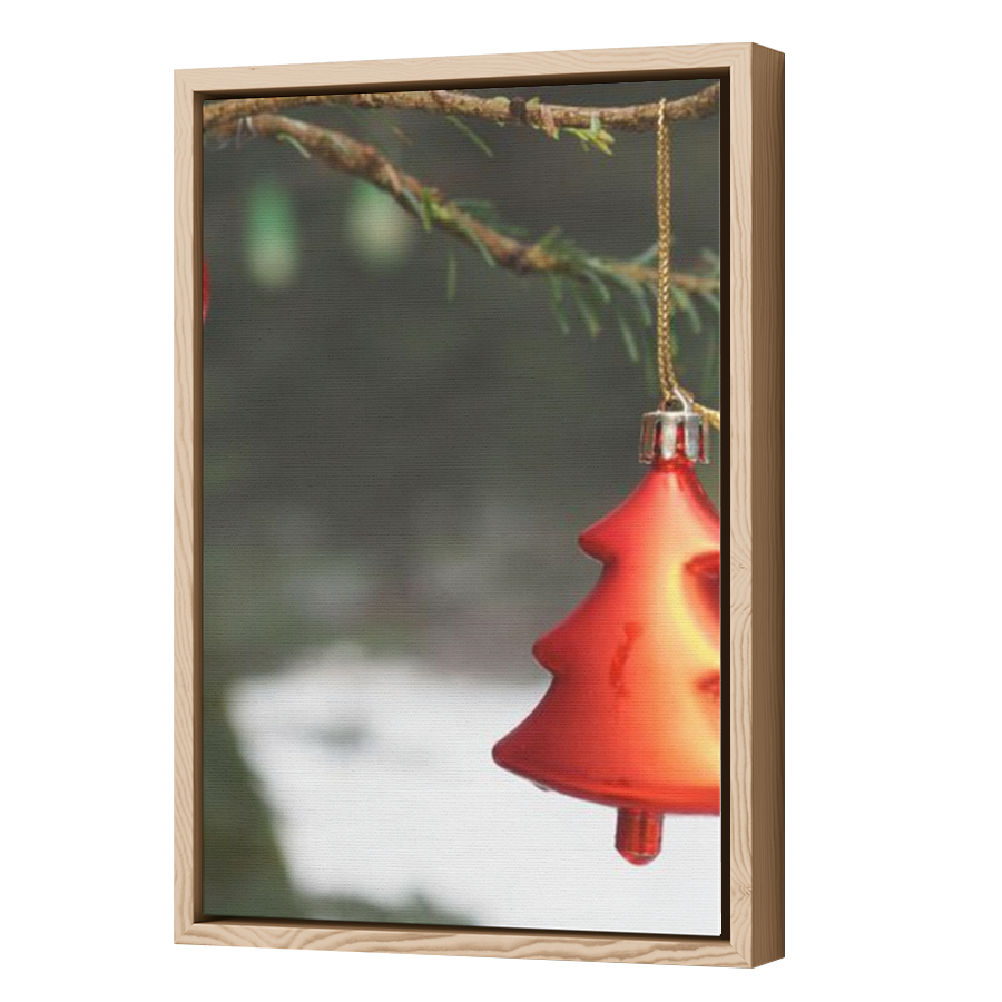 Thumbnail for Canvas - Wood Grain Floating Frame
