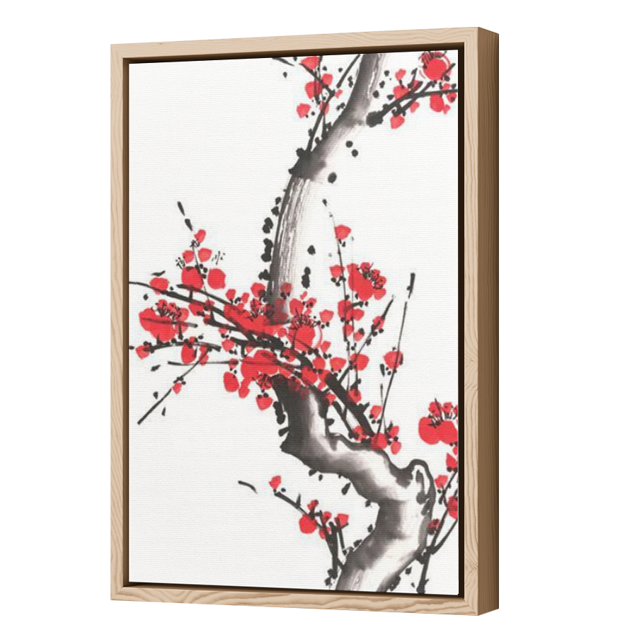 Thumbnail for Canvas - Wood Grain Floating Frame