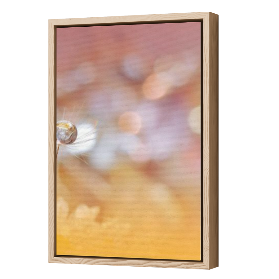 Thumbnail for Canvas - Wood Grain Floating Frame