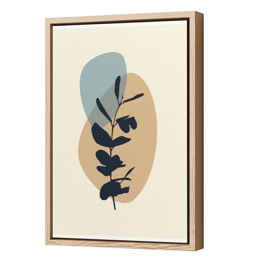 Thumbnail for Canvas - Wood Grain Floating Frame