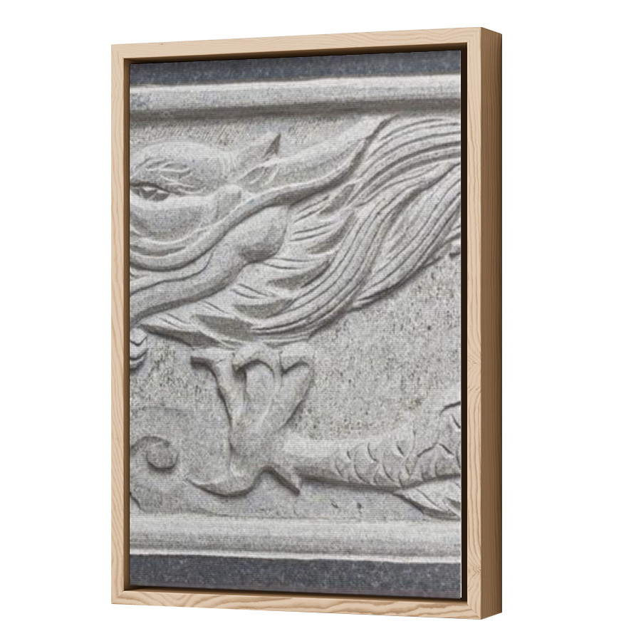 Thumbnail for Canvas - Wood Grain Floating Frame