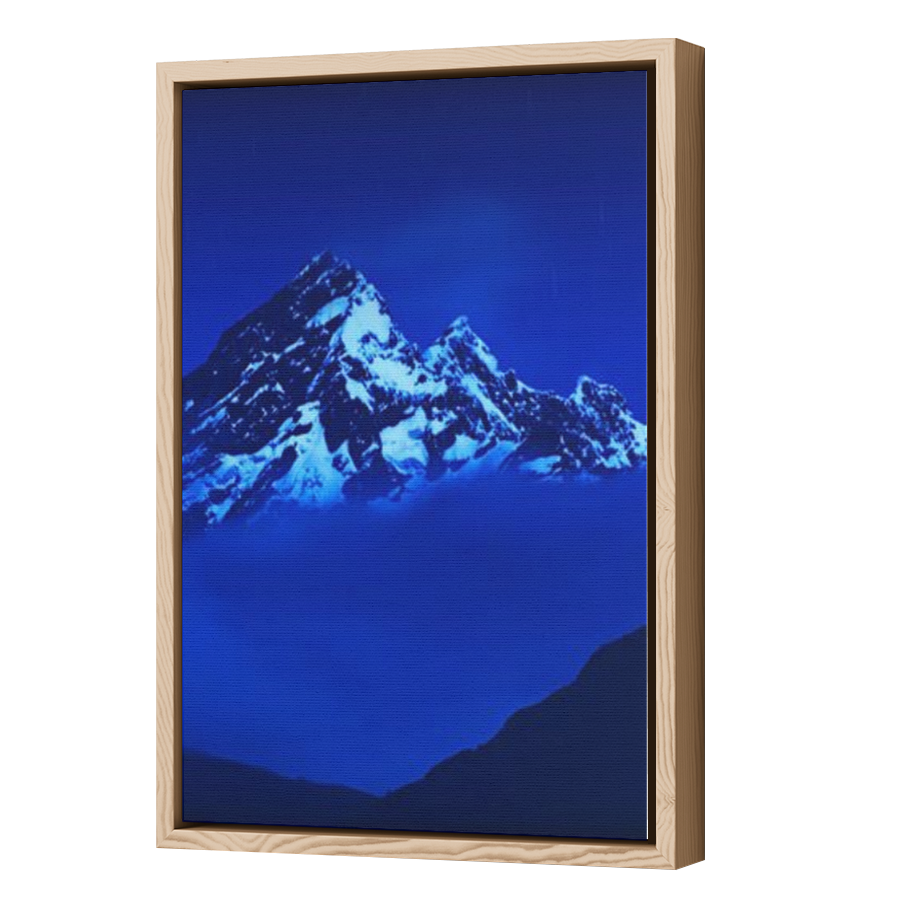Thumbnail for Canvas - Wood Grain Floating Frame
