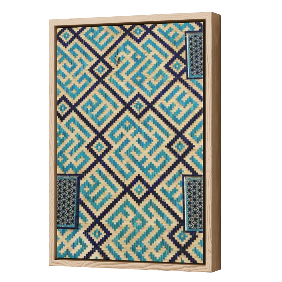 Thumbnail for Canvas - Wood Grain Floating Frame