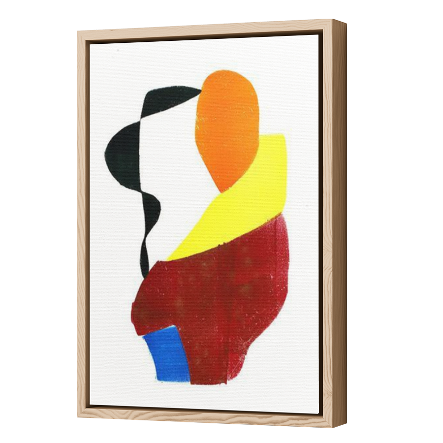 Thumbnail for Canvas - Wood Grain Floating Frame