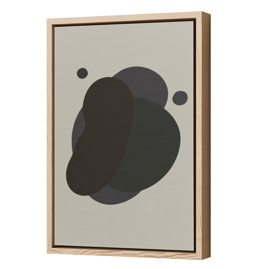 Thumbnail for Canvas - Wood Grain Floating Frame
