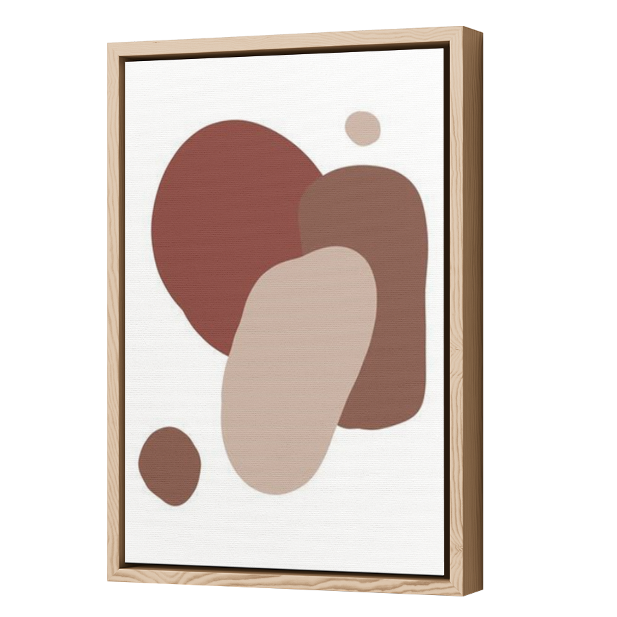 Thumbnail for Canvas - Wood Grain Floating Frame