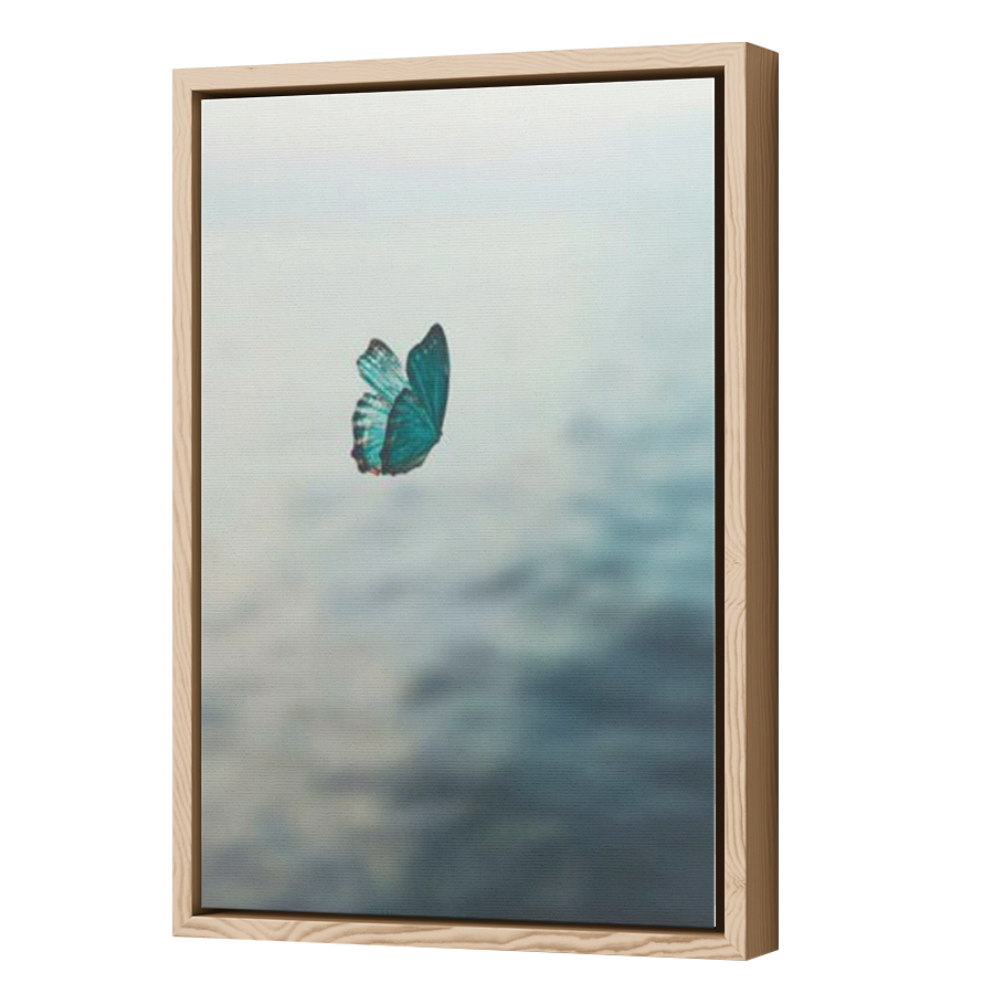 Thumbnail for Canvas - Wood Grain Floating Frame