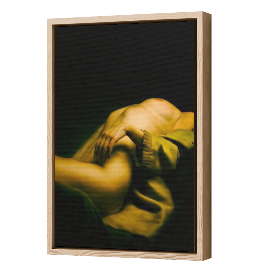 Thumbnail for Canvas - Wood Grain Floating Frame