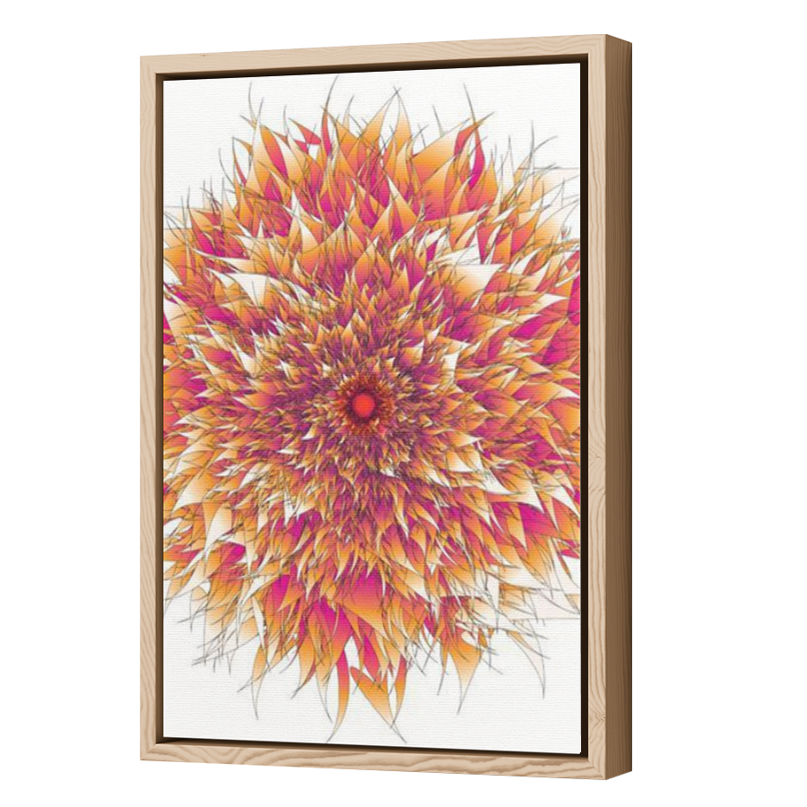 Thumbnail for Canvas - Wood Grain Floating Frame