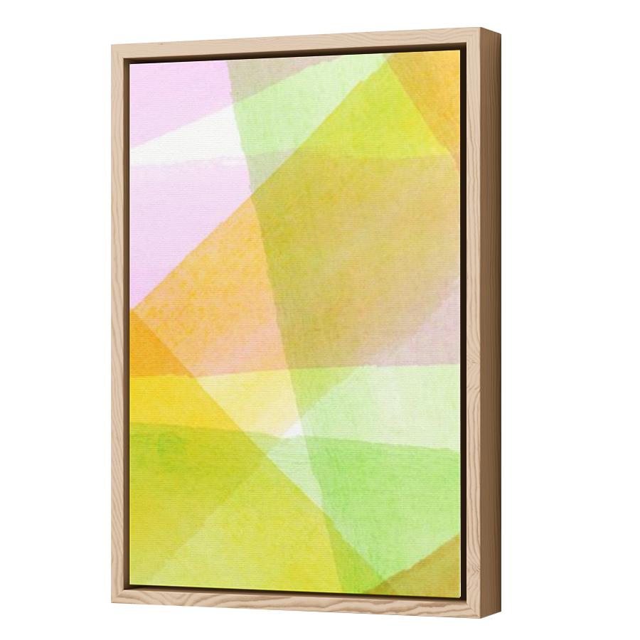 Thumbnail for Canvas - Wood Grain Floating Frame