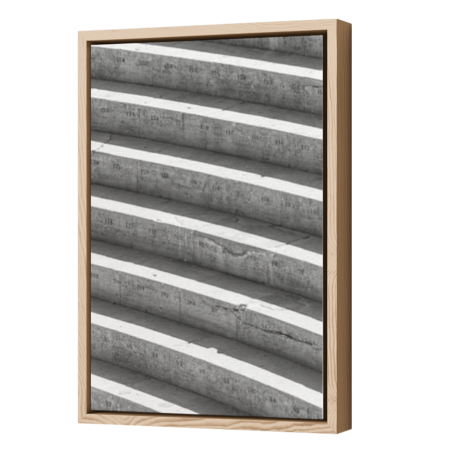 Thumbnail for Canvas - Wood Grain Floating Frame