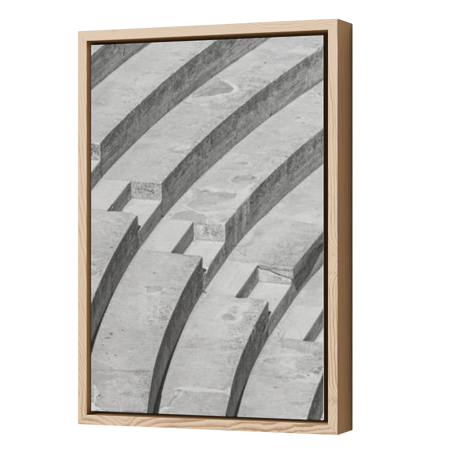 Thumbnail for Canvas - Wood Grain Floating Frame