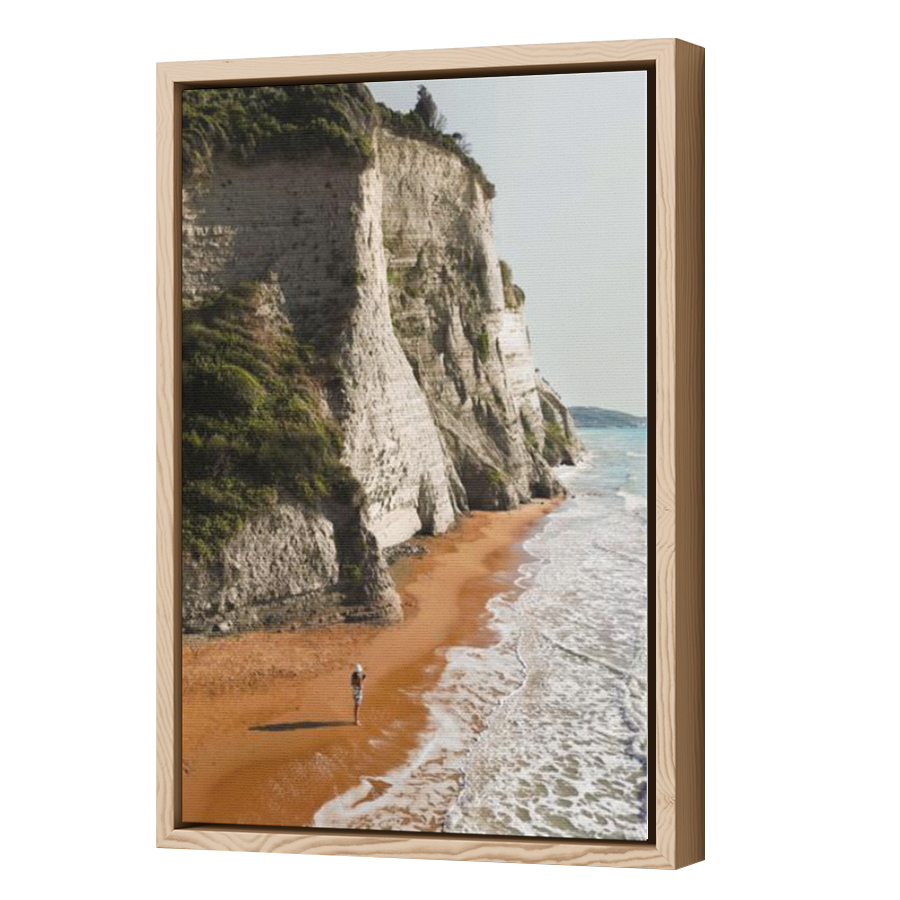 Thumbnail for Canvas - Wood Grain Floating Frame