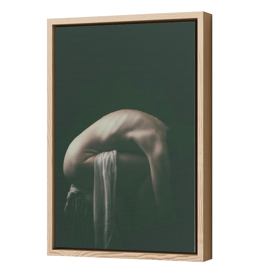 Thumbnail for Canvas - Wood Grain Floating Frame