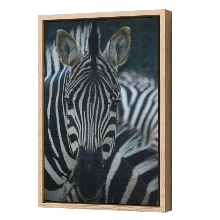 Thumbnail for Canvas - Wood Grain Floating Frame