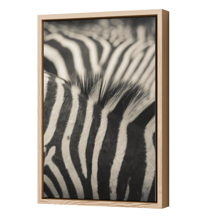 Thumbnail for Canvas - Wood Grain Floating Frame