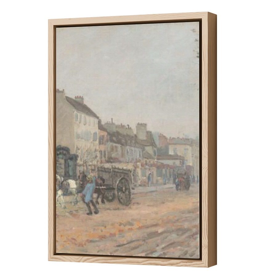 Thumbnail for Canvas - Wood Grain Floating Frame