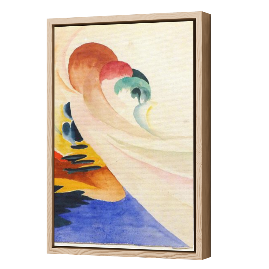 Thumbnail for Canvas - Wood Grain Floating Frame