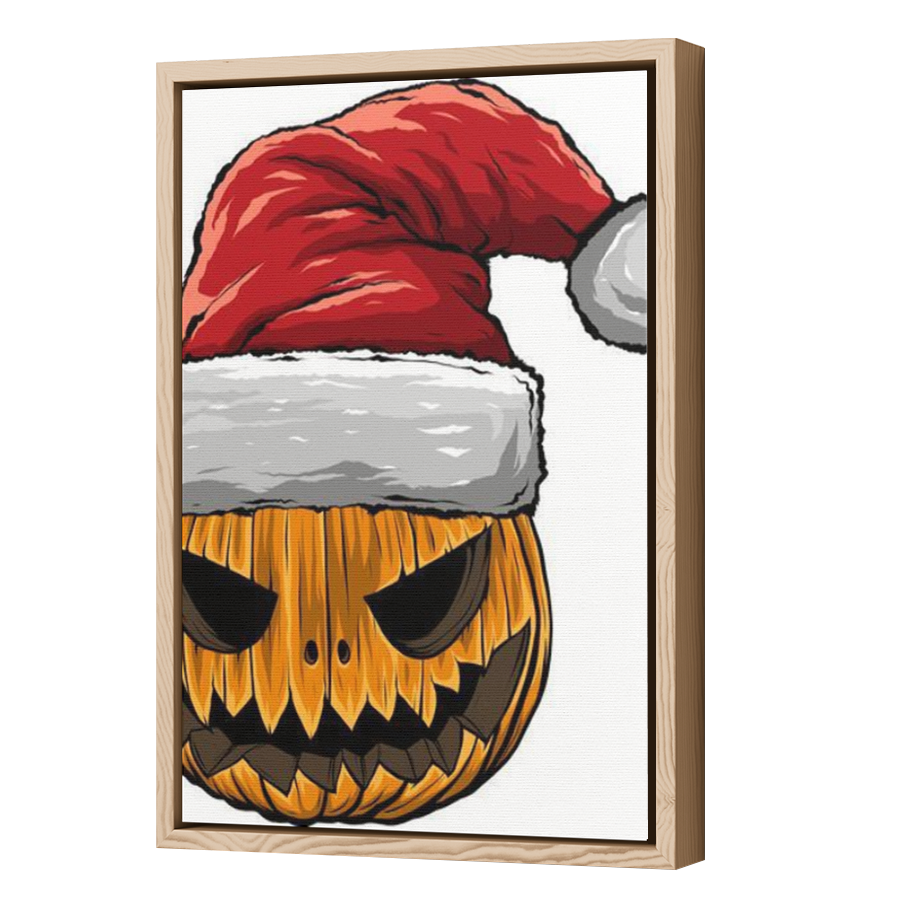 Thumbnail for Canvas - Wood Grain Floating Frame