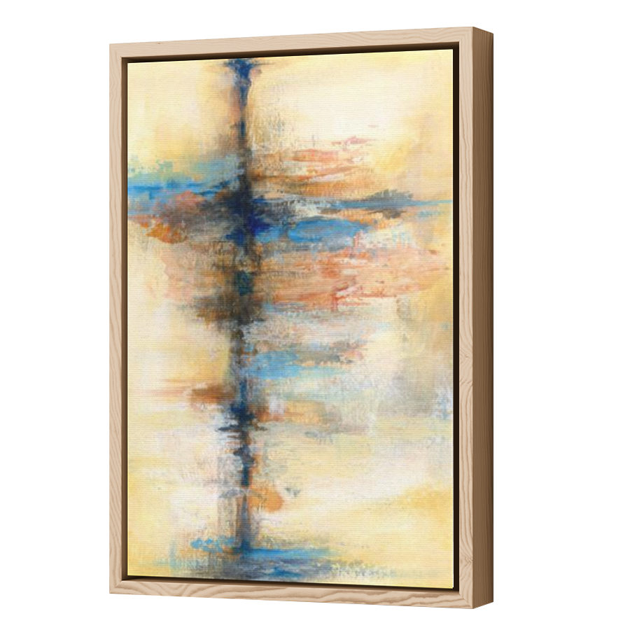 Thumbnail for Canvas - Wood Grain Floating Frame