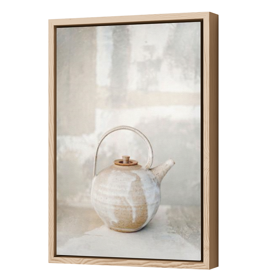 Thumbnail for Canvas - Wood Grain Floating Frame