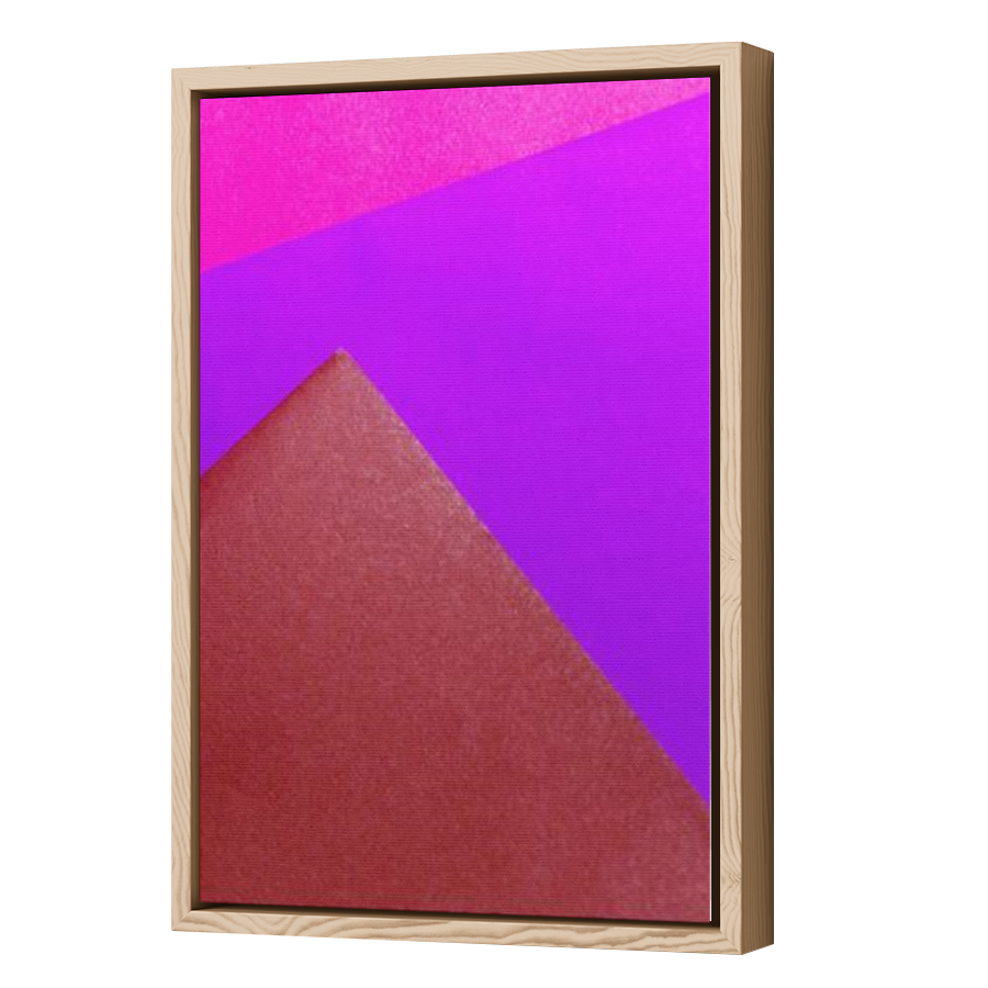 Thumbnail for Canvas - Wood Grain Floating Frame
