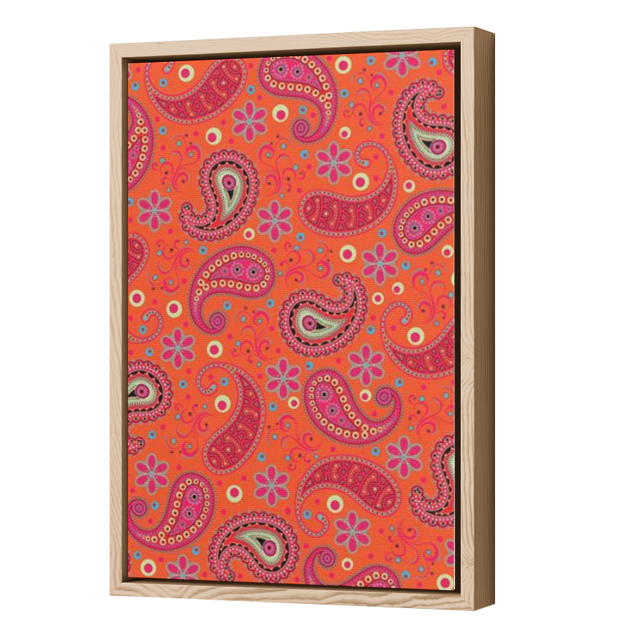 Thumbnail for Canvas - Wood Grain Floating Frame