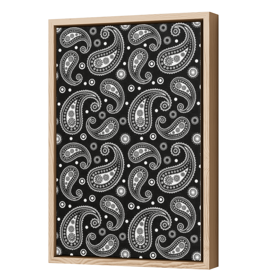 Thumbnail for Canvas - Wood Grain Floating Frame