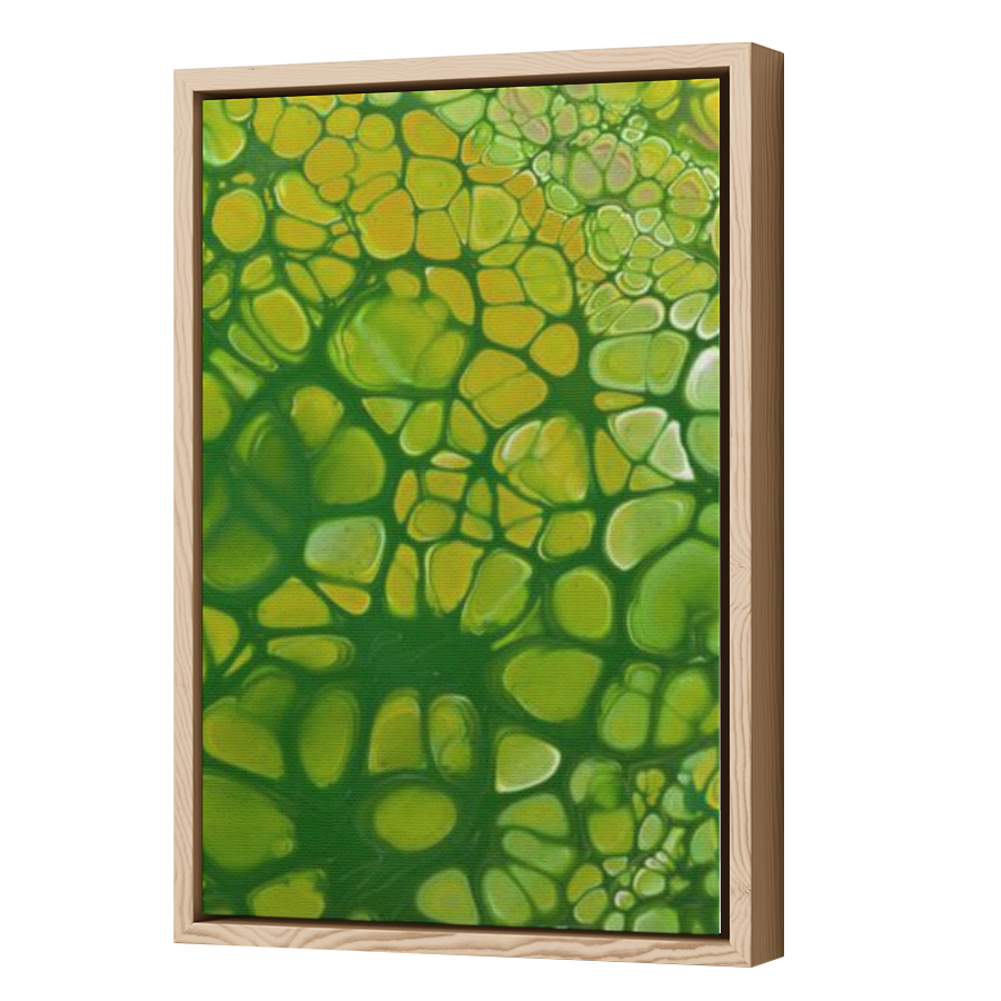 Thumbnail for Canvas - Wood Grain Floating Frame