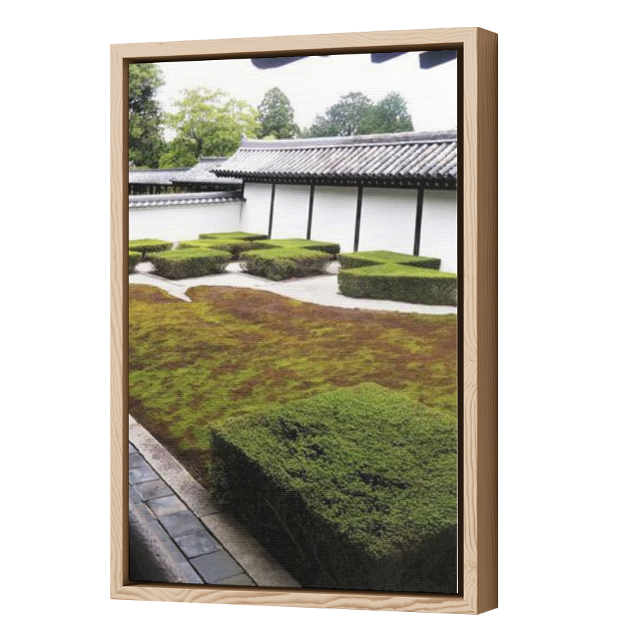 Thumbnail for Canvas - Wood Grain Floating Frame