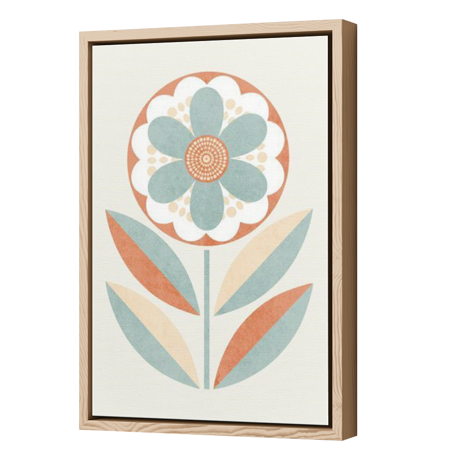 Thumbnail for Canvas - Wood Grain Floating Frame