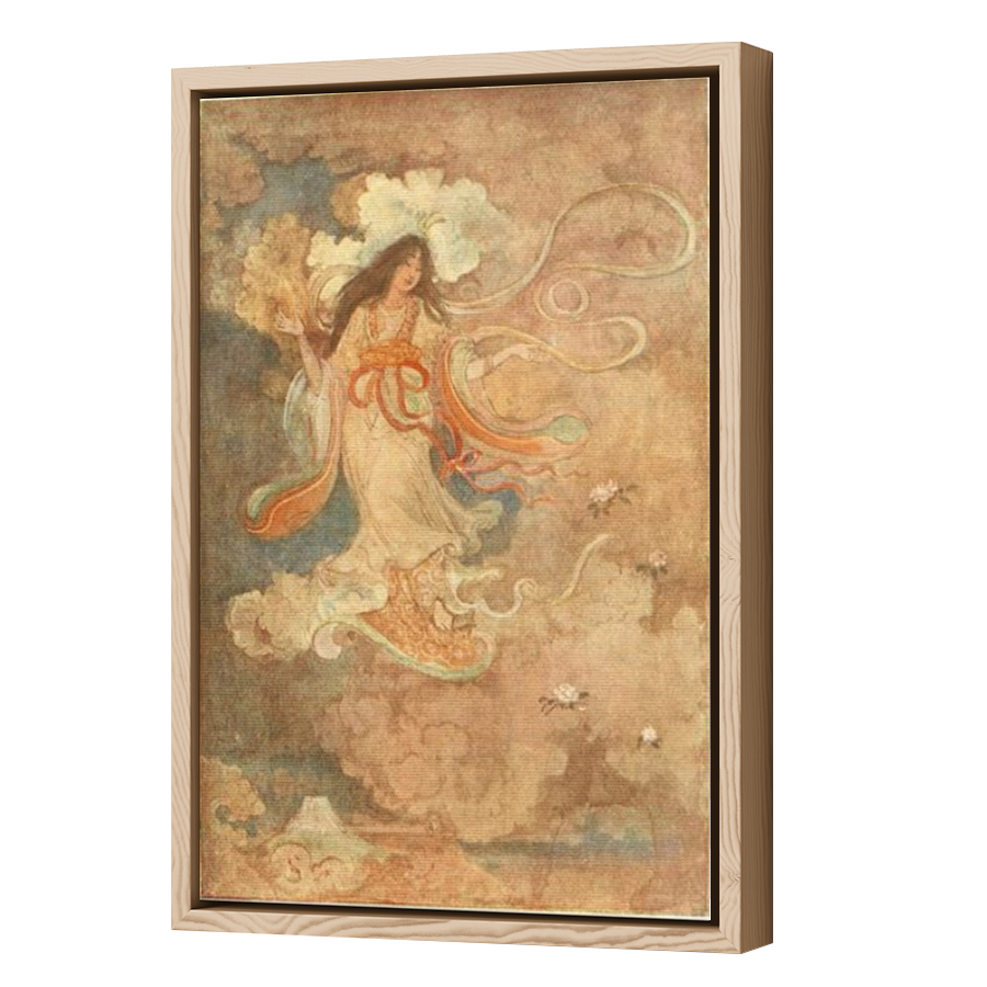 Thumbnail for Canvas - Wood Grain Floating Frame