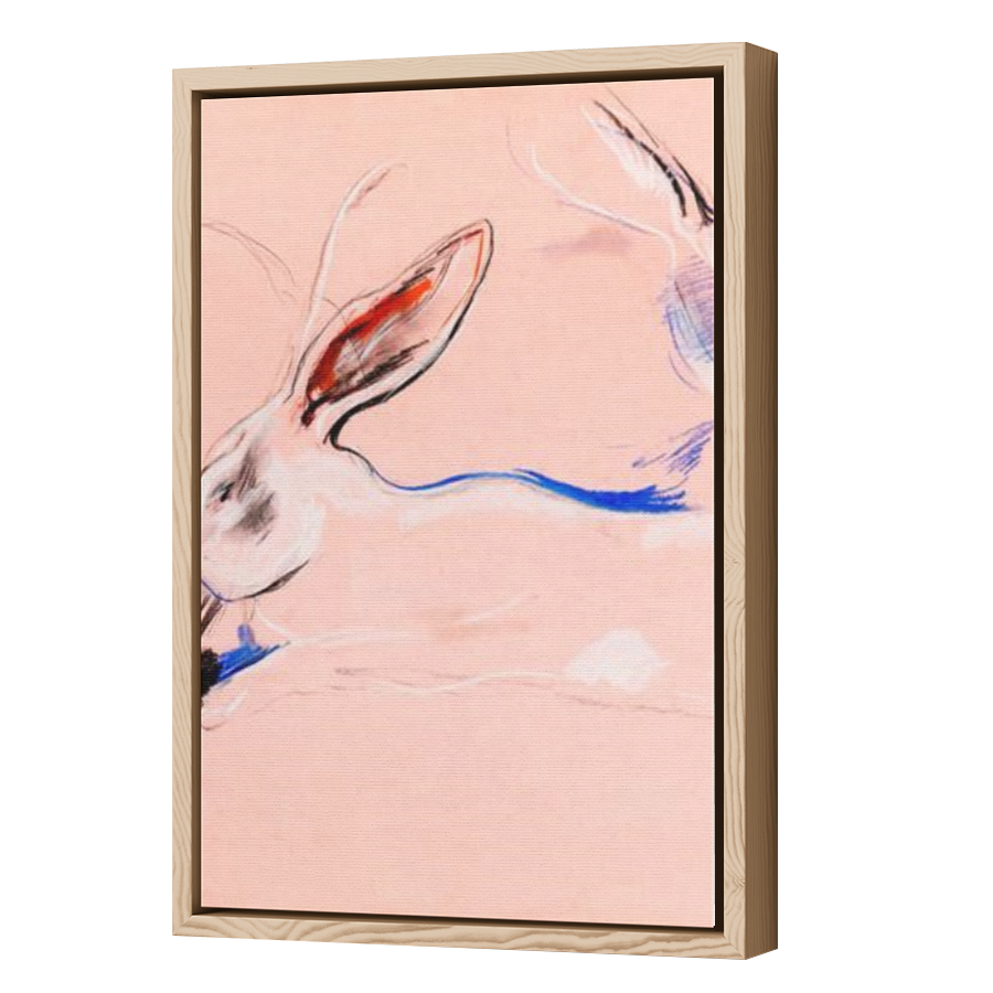 Thumbnail for Canvas - Wood Grain Floating Frame