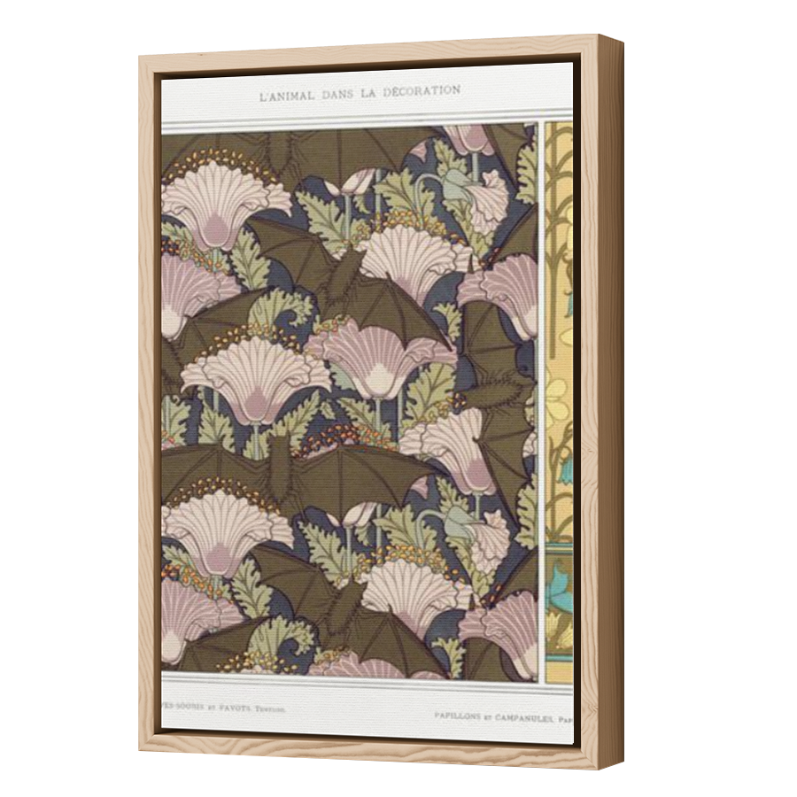 Thumbnail for Canvas - Wood Grain Floating Frame