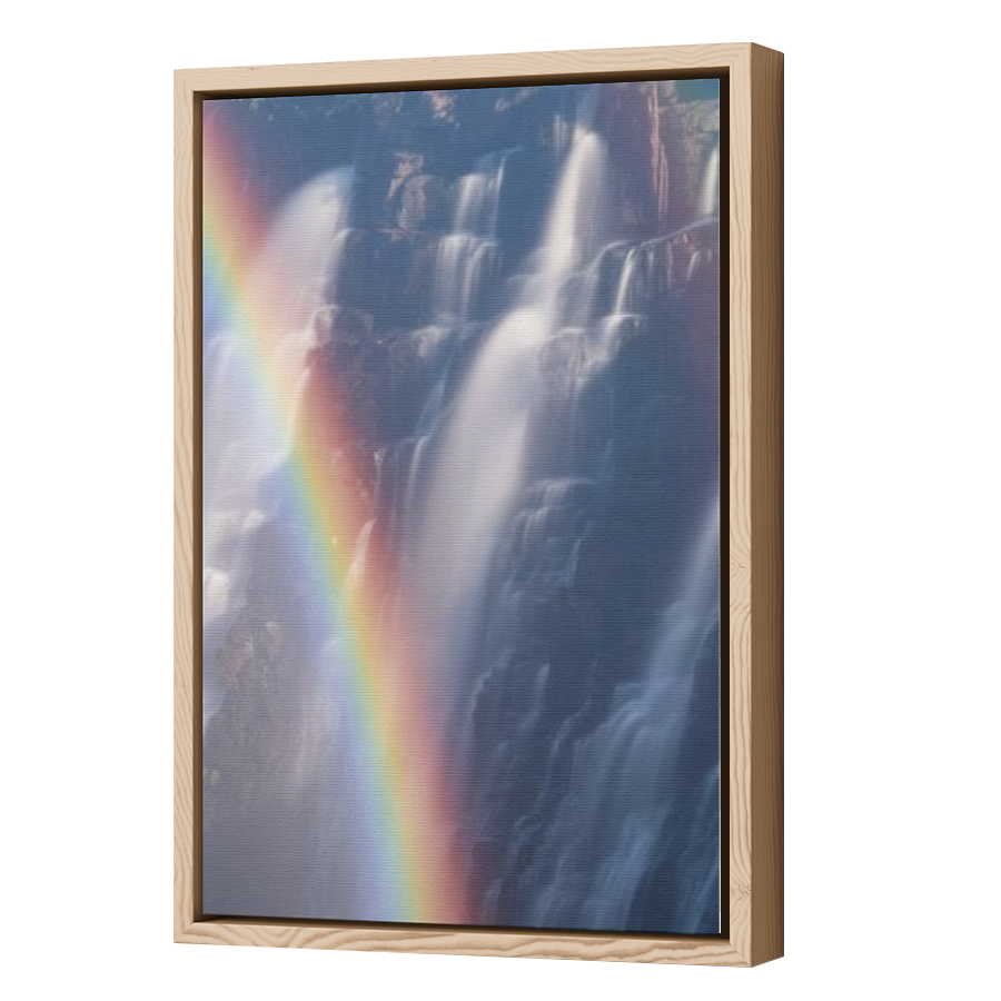 Thumbnail for Canvas - Wood Grain Floating Frame