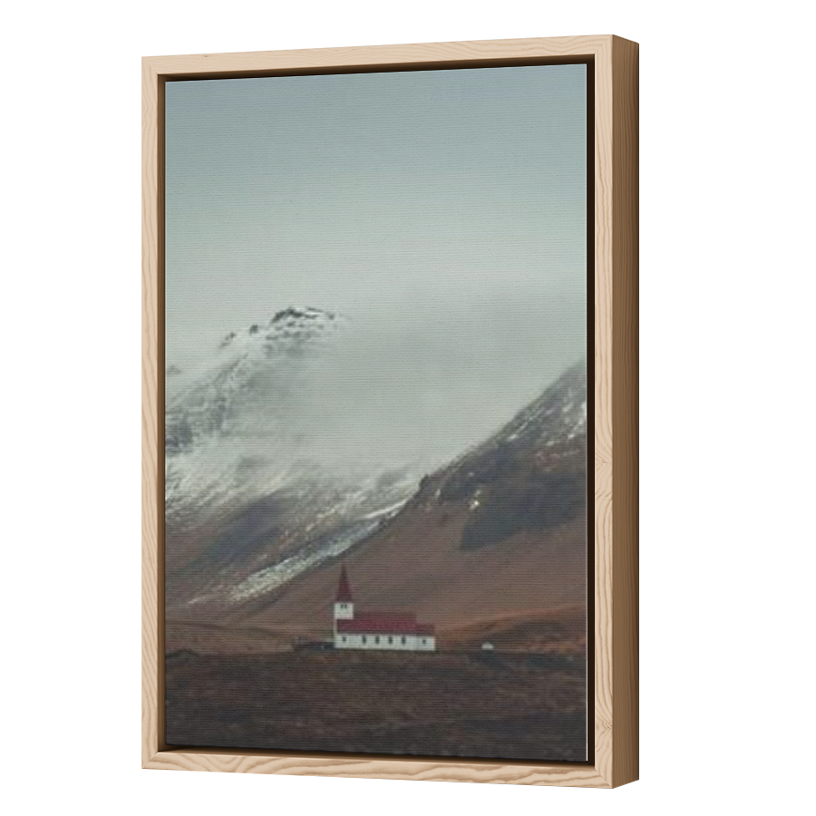 Thumbnail for Canvas - Wood Grain Floating Frame
