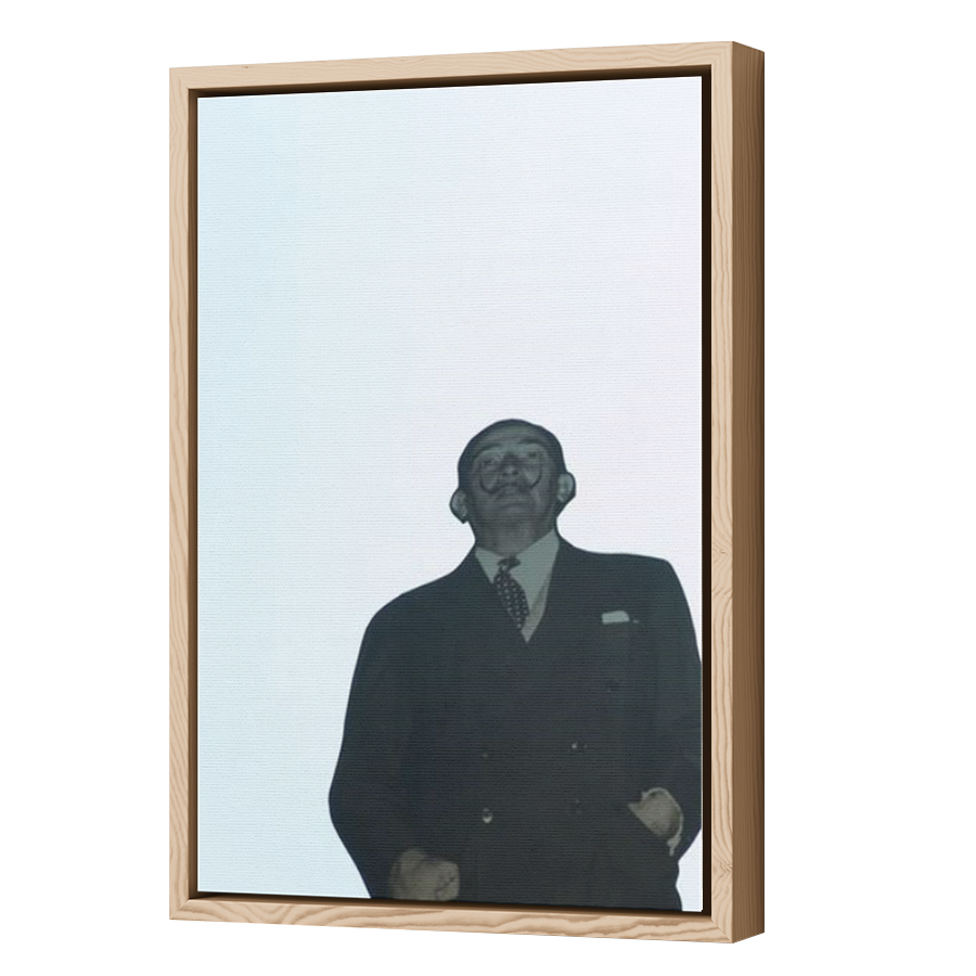 Thumbnail for Canvas - Wood Grain Floating Frame