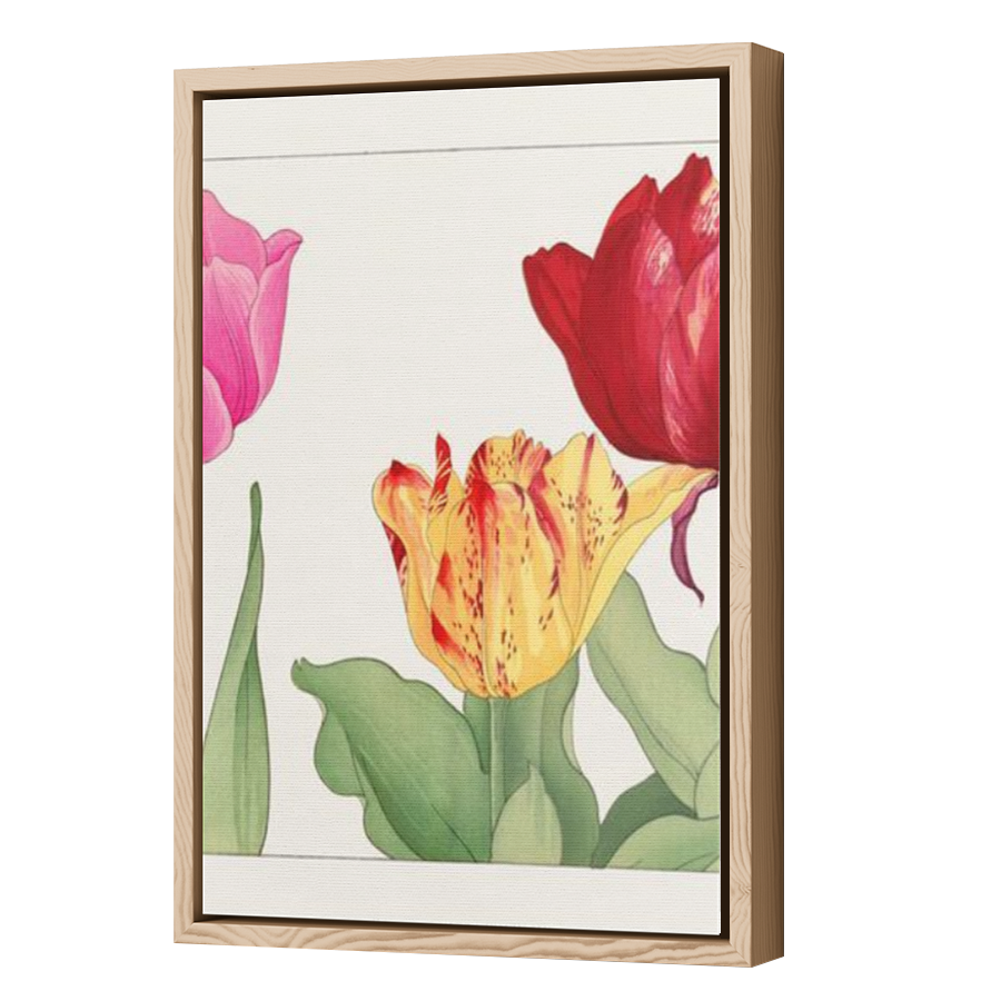 Thumbnail for Canvas - Wood Grain Floating Frame