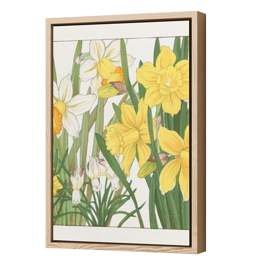 Thumbnail for Canvas - Wood Grain Floating Frame