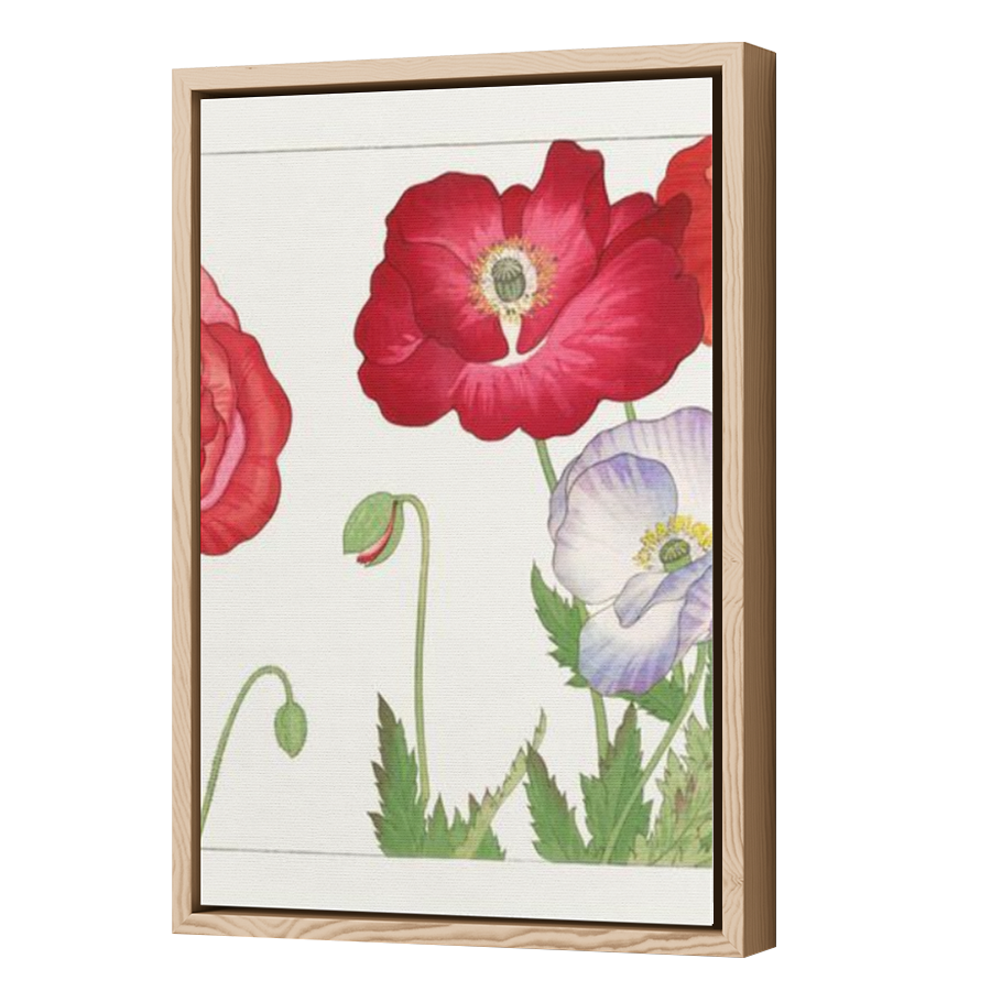 Thumbnail for Canvas - Wood Grain Floating Frame