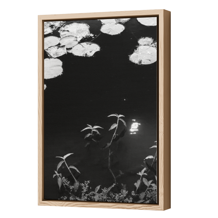 Thumbnail for Canvas - Wood Grain Floating Frame